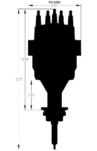 Chrysler 383-400 Ready-to-Run Distributor - 8386